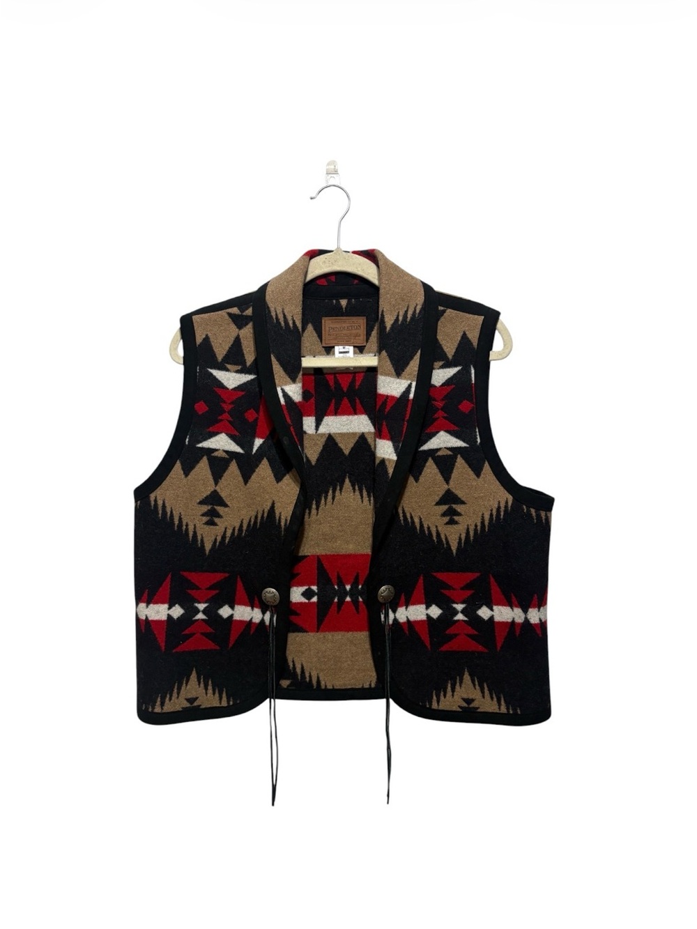 Pendleton Geometric Wool southwestern Vest